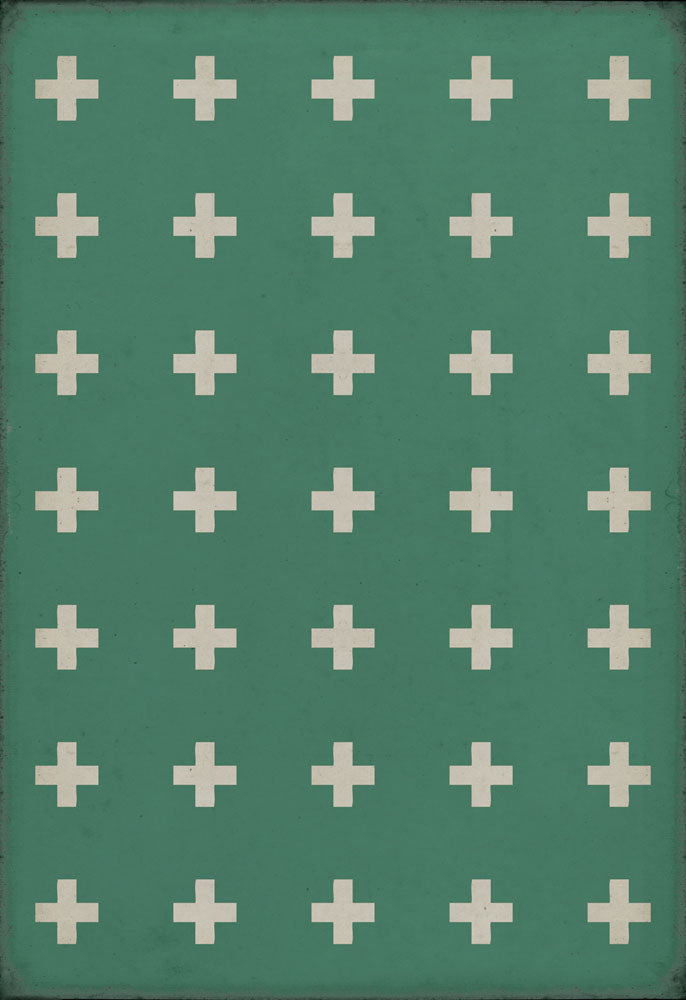 Pattern 24 "Hydra" Vinyl Floorcloth