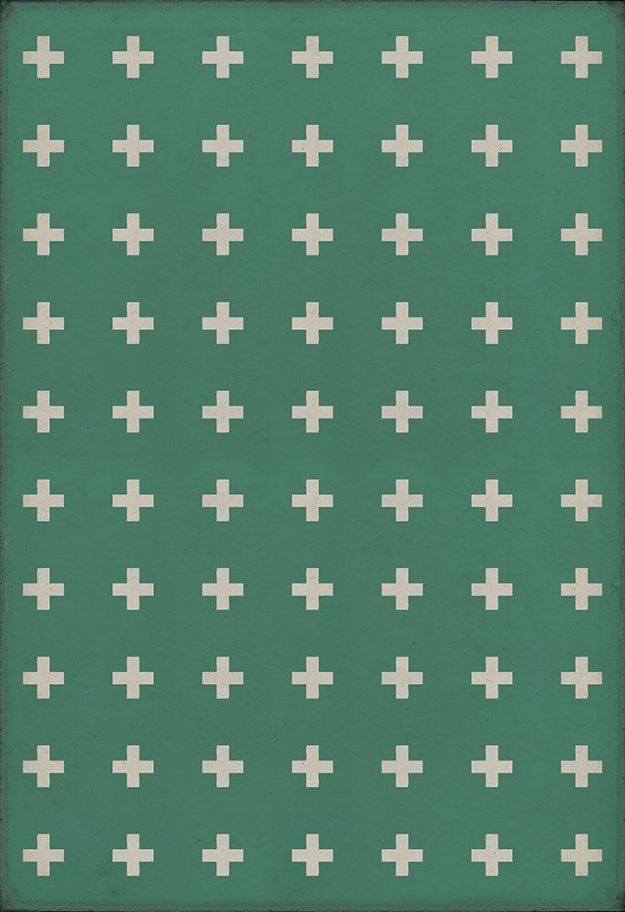 Pattern 24 "Hydra" Vinyl Floorcloth