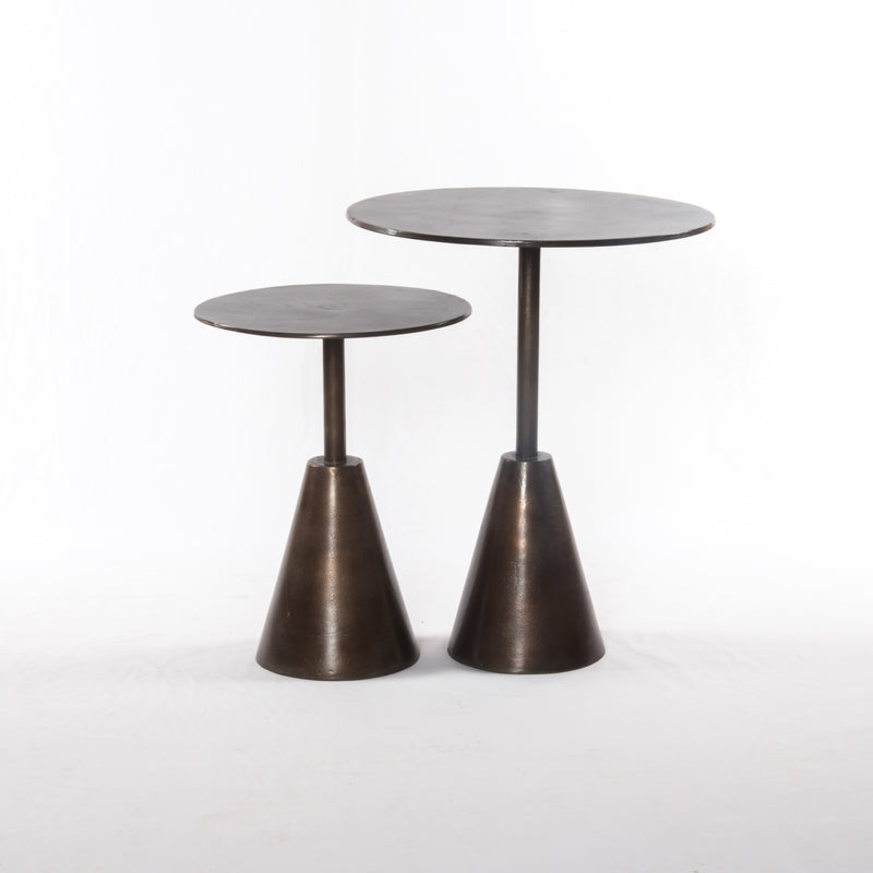 Frisco Side Tables, Antique Rust