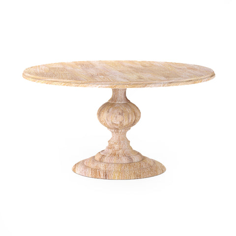 Magnolia Round Dining Table-Whitewash