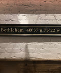 Bethlehem Coordinates Framed Wall Art Wall Art