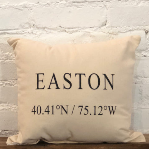 Easton Coordinates Pillow