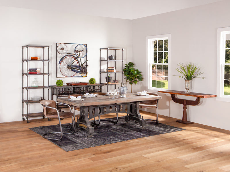 Hoover Mason Rolling Tall Bookshelf