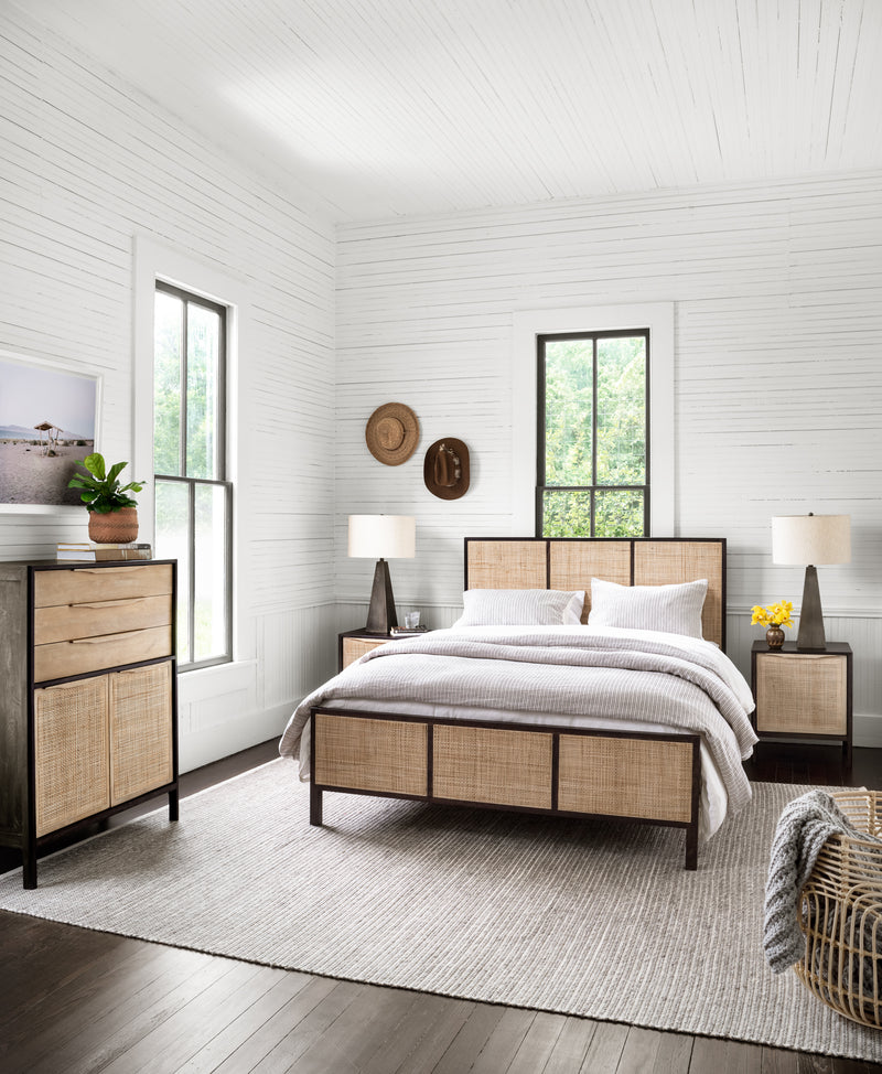 Sydney Nightstand-Black Wash