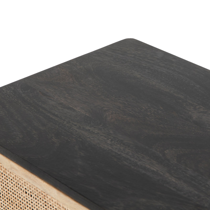 Sydney Nightstand-Black Wash