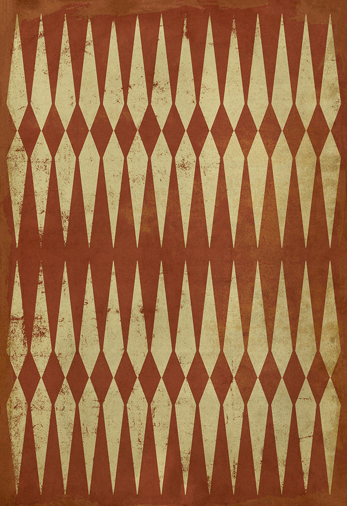Pattern 08 "Dante's Inferno" Vinyl Floorcloth