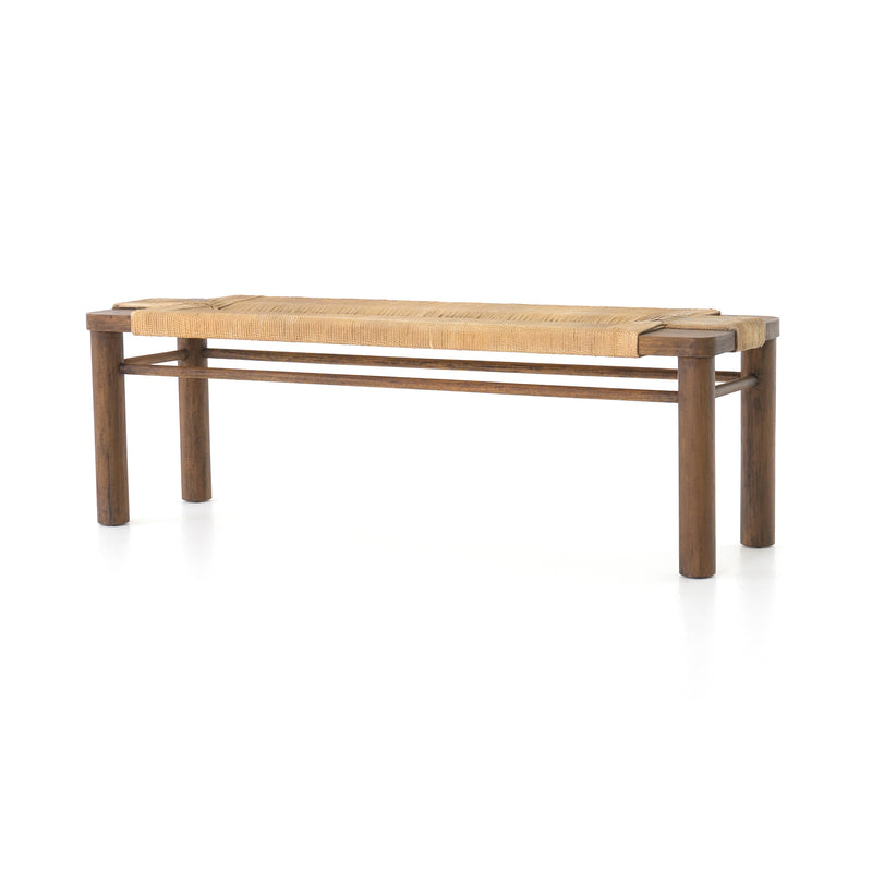 Shona Bench-Russet Mahogany/Vintage Cotton