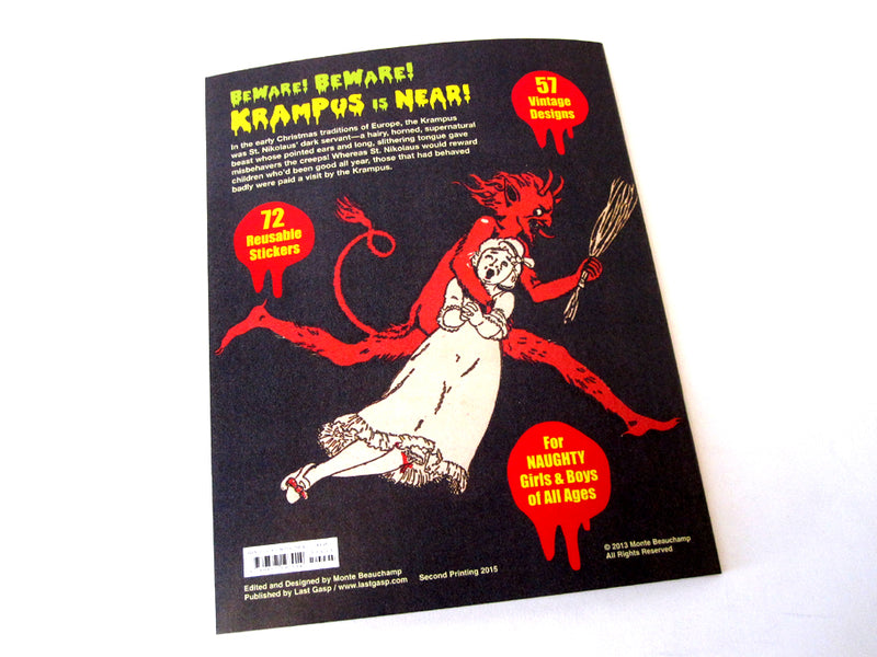 Creepy Krampus Sticker Book