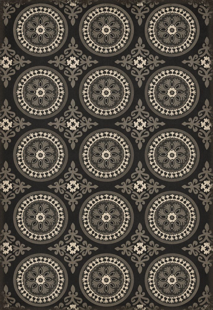 Pattern 43 "Karma" Vinyl Floorcloth
