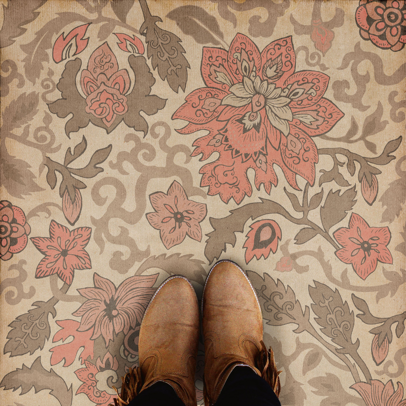 Pattern 71 "Kyoto" Vinyl Floorcloth