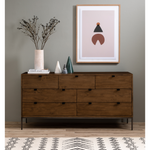Trey 7 Drawer Dresser-Auburn Poplar