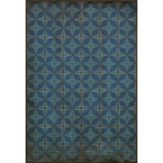Pattern 54 "Blue Moon" Vinyl Floorcloth