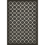 Pattern 20 "Stargazer" With Border Vinyl Floorcloth