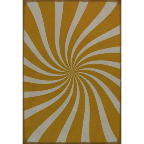Pattern 59 "Sunshine" Vinyl Floorcloth