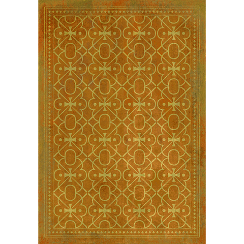 Pattern 05 "Colonel Mustard" Vinyl Floorcloth