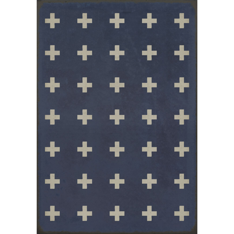 Pattern 24 "Greece" Vinyl Floorcloth