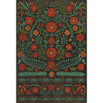 Pattern 36 "A Garden to Walk In" Vinyl Floorcloth