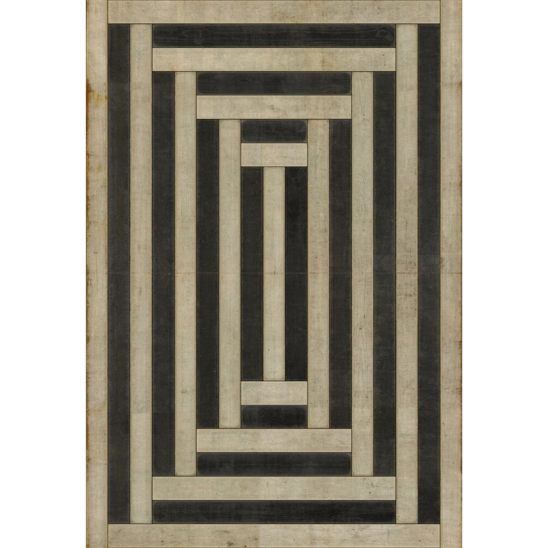 Pattern 30 "Jin" Vinyl Floorcloth