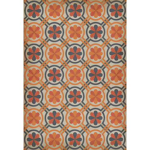 Pattern 19 "Newton" Vinyl Floorcloth