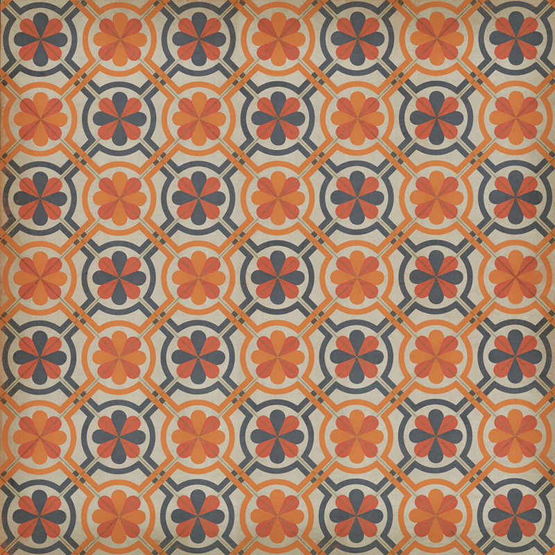 Pattern 19 "Newton" Vinyl Floorcloth