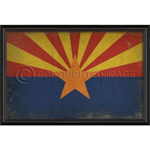 Arizona State Flag Wall Art Wall Art