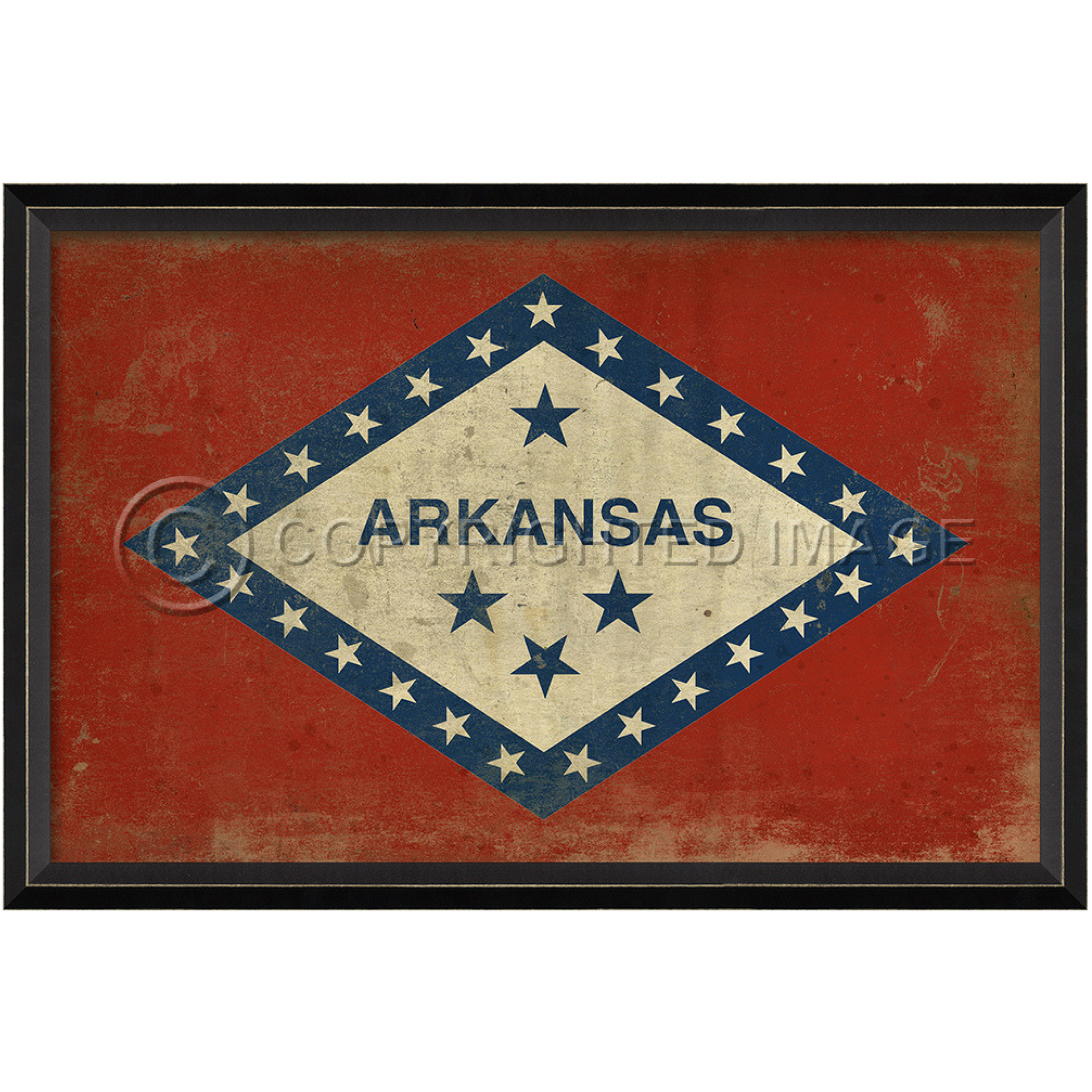 Arkansas State Flag Wall Art