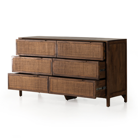 Sydney 6 Drawer Dresser - Brown Wash Sydney 6 Drawer Dresser - Brown Wash