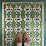 Pattern 05 "Mrs Peacock" Vinyl Floorcloth