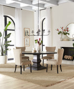 Nimes 60" Round Dining Table Weathered Mango