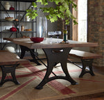 Organic Forge Live-Edge Dining Table