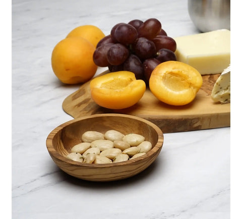 Olive Wood Dipping Bowl + Charcuterie Board  Accessories