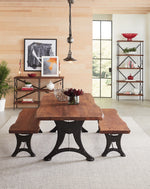 Organic Forge Live-Edge Tall Bookshelf