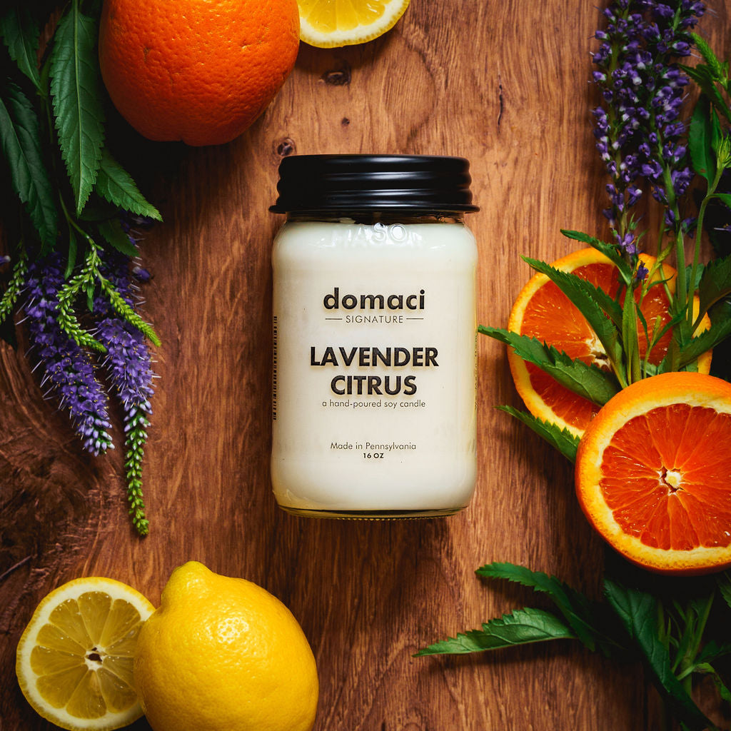 Lavender Citrus Domaci Signature Candle
