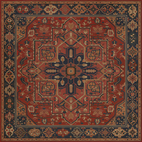 Persian Bazaar - Camelot "King Arthur" Vinyl Floorcloth