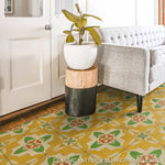 Pattern 33 "Bright And Early" Vinyl Floorcloth