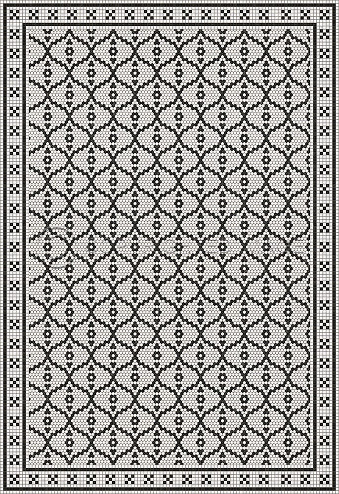 Lehigh Valley Furniture Flooring Vinyl Floorcloth Vintage Mosaic Tile Pet Safe Kid Friendly Rug Outdoor