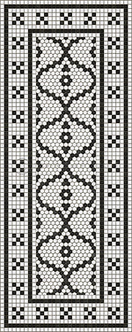 Lehigh Valley Furniture Flooring Vinyl Floorcloth Vintage Mosaic Tile Pet Safe Kid Friendly Rug Outdoor