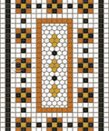 Lehigh Valley Furniture Flooring Vinyl Floorcloth Vintage Mosaic Tile Pet Safe Kid Friendly Rug Outdoor