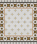 Lehigh Valley Furniture Flooring Vinyl Floorcloth Vintage Mosaic Tile Pet Safe Kid Friendly Rug Outdoor