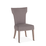 Rebecca Warm Gray Dining Chair with Napoleon Leg