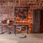 Steampunk Reclaimed Wood Industrial Tall Chest