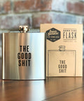 The Good Shit Stainless Steel Flask + Gift Box