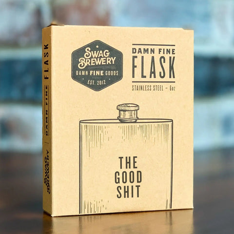 The Good Shit Stainless Steel Flask Box