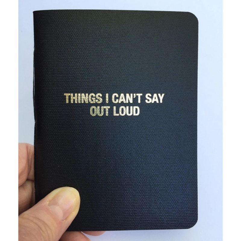 Things I Can't Say Out Loud Rude Book Journal