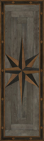 Lehigh Valley Furniture Flooring Vinyl Floorcloth Parquet Wood Moravian Star Bethlehem Star Inlaid Pet Friendly Kid Friendly Rug