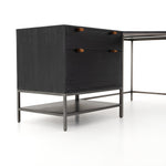 Trey Desk System with Filing Cabinet