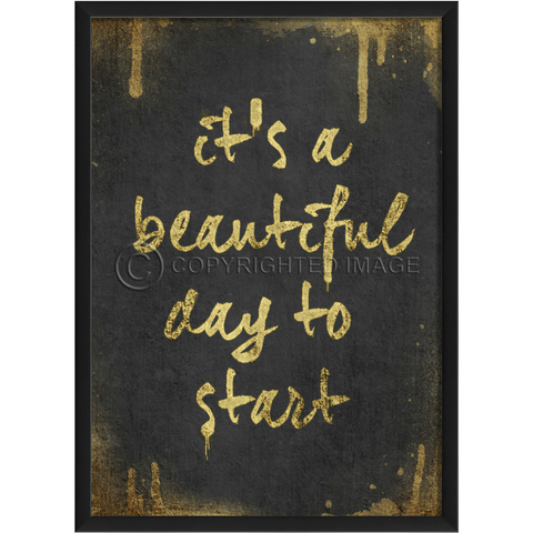 Happy Thoughts Wall Art: A Beautiful Day