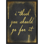 Happy Thoughts Wall Art: Go For It