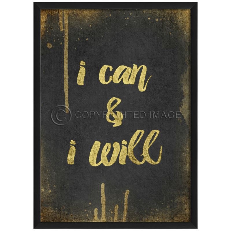 Happy Thoughts Wall Art: I Can