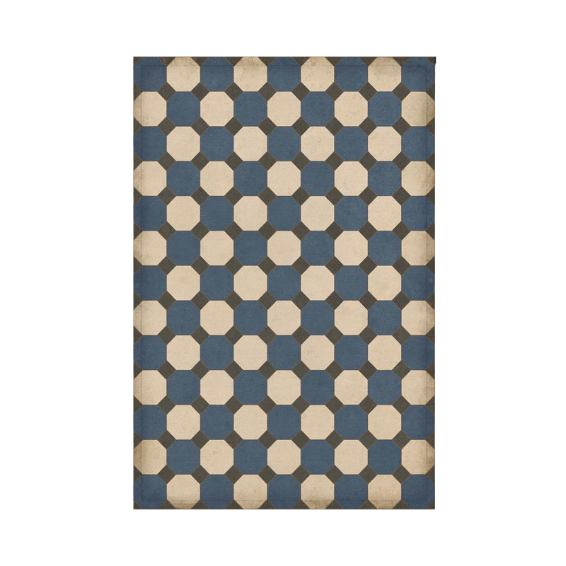Williamsburg Octagons "Washington" Vinyl Floorcloth